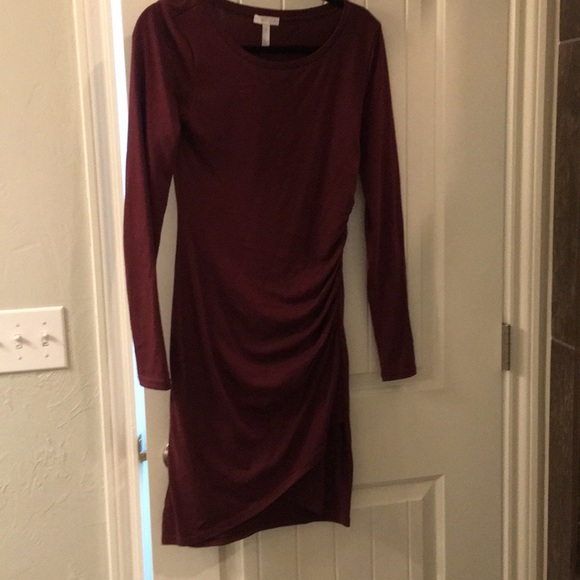 nordstrom maroon dress
